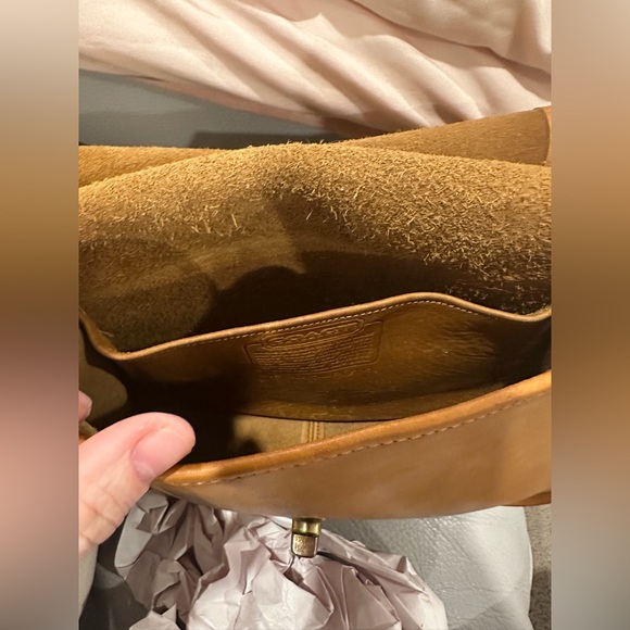 Vintage coach  Crescent Bag MADE IN NEW YORK. Saddle - Picture 17 of 17